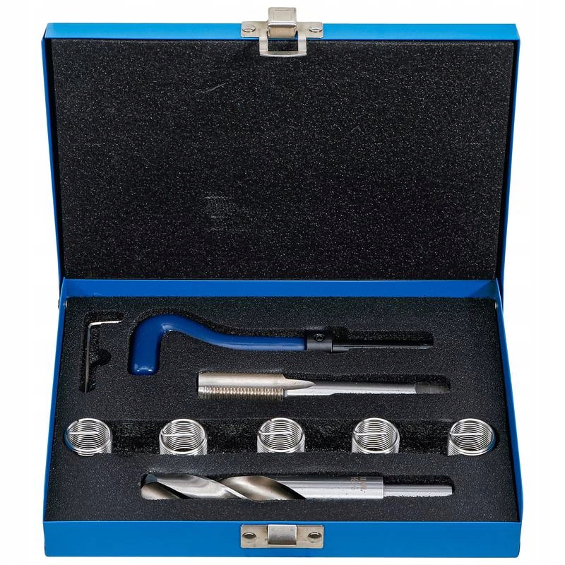 Súprava na opravu poškodených závitov M18 x 1,5, 9 ks, Bgs 99433