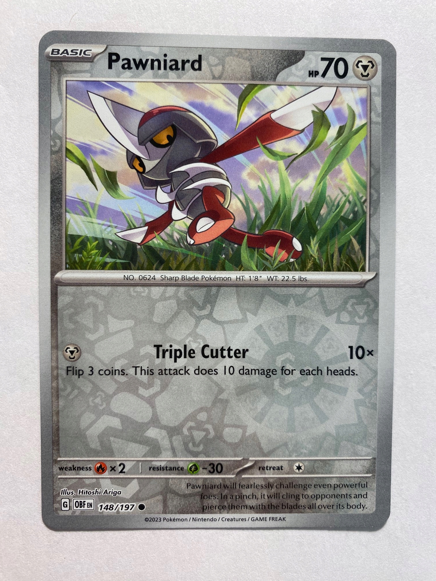 Obsidian Flame Reverse 148/197 Pawniard
