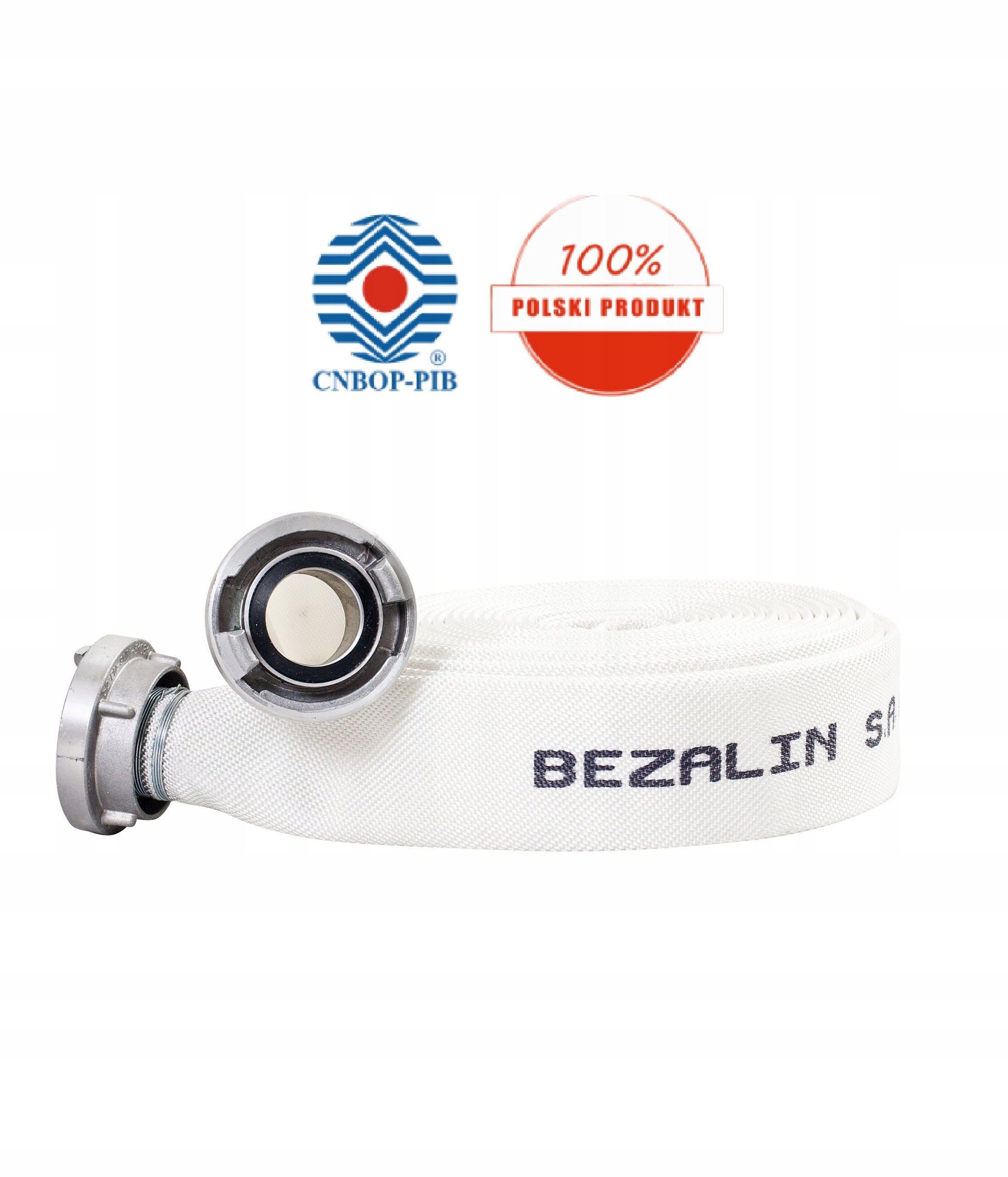 Výtlačná Hasičská Hadice W 52-20-LA/PCV Bezalin 52 mm 20 m, certifikát Cnbop