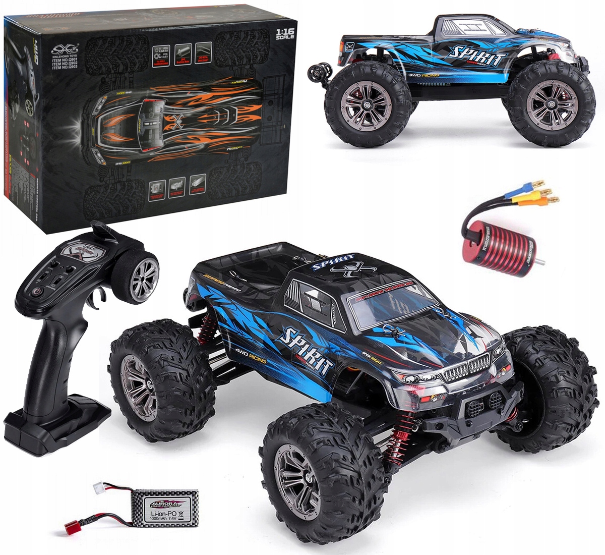 

Wodoodporny Samochód Zdalnie Sterowany Rc 52KM/H