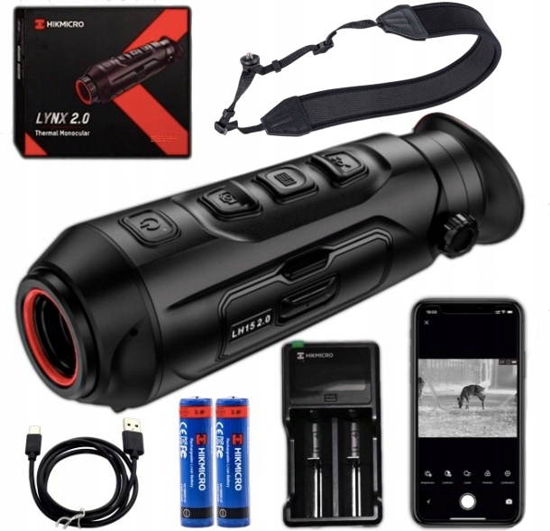 Kamera termowizyjna monokular termowizor Hikmicro Lynx Pro LH15 2.0 +smycz