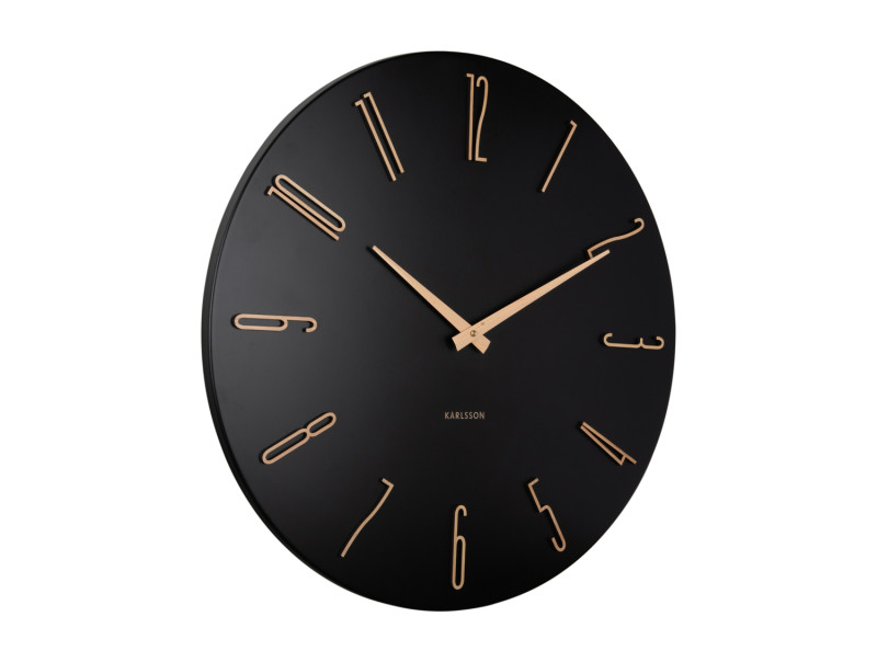 Nástenné hodiny Esmerado Karlsson KA6073BK, 60cm