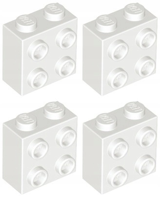 

Lego 22885 Klocek 1x2x1 biały Nowy (5g) 4 szt.