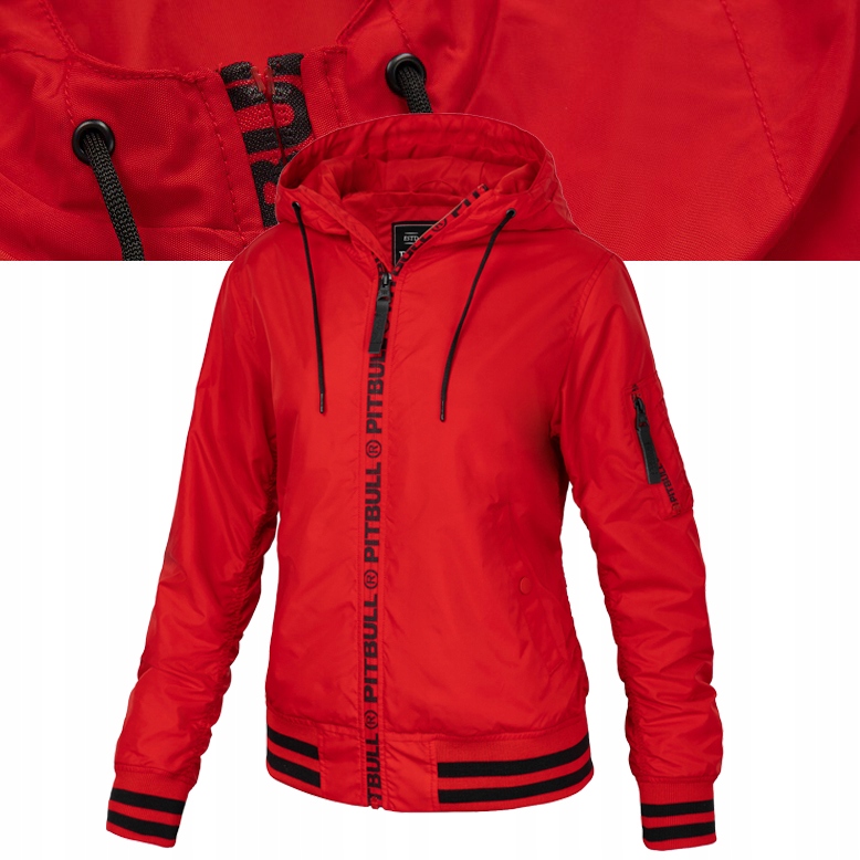 Pitbull dámská větrovka s kapucí Overpark, velikost S