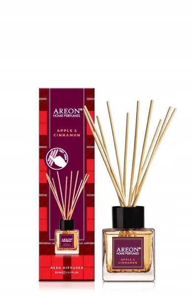 Levně Areon Home vonné tyčinky jablko a skořice 150 Ml Velký difuzér
