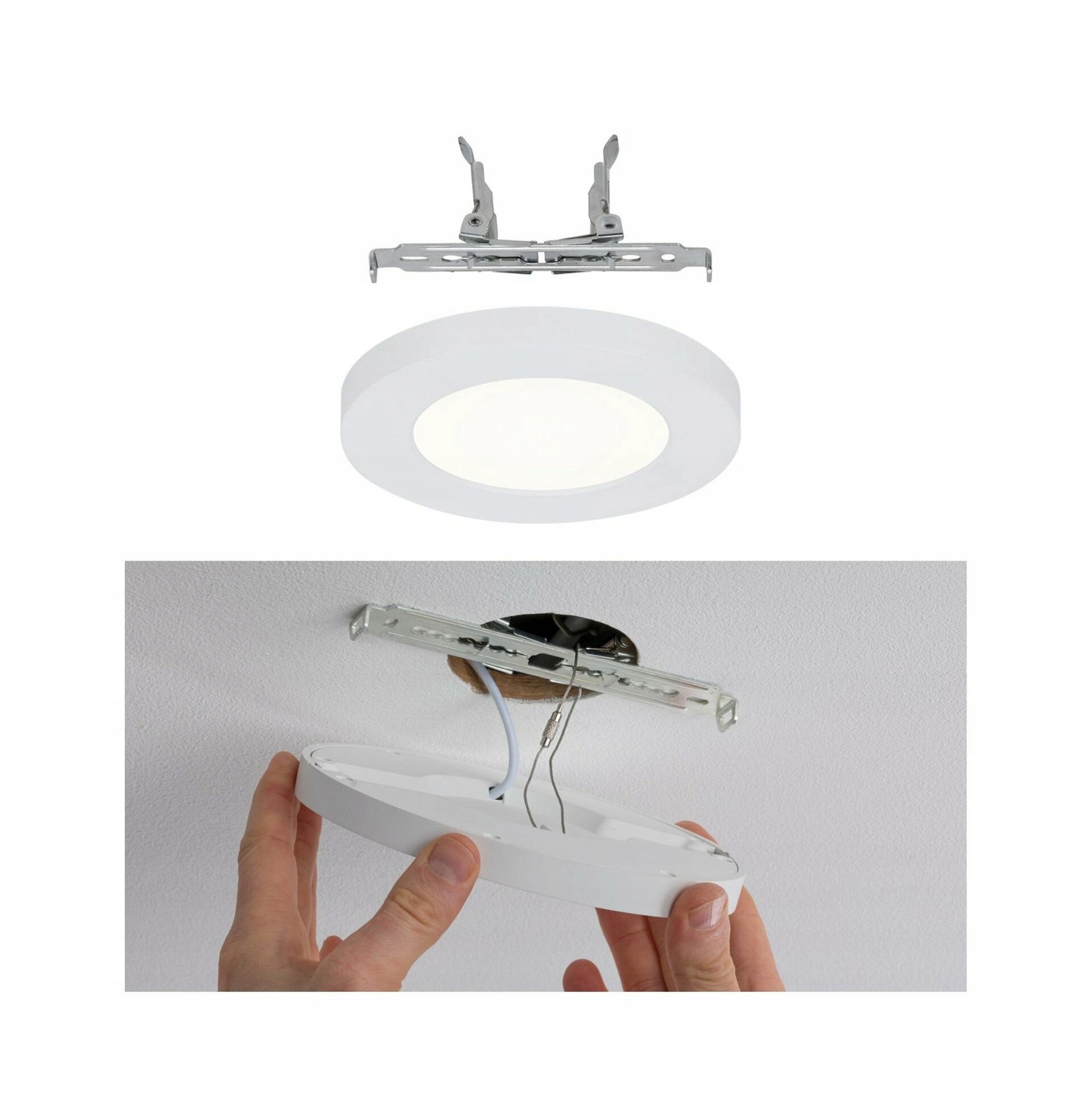 Paulmann Led vestavné svítidlo Cover-it kruhové 116mm 6W 3000K bílá matná