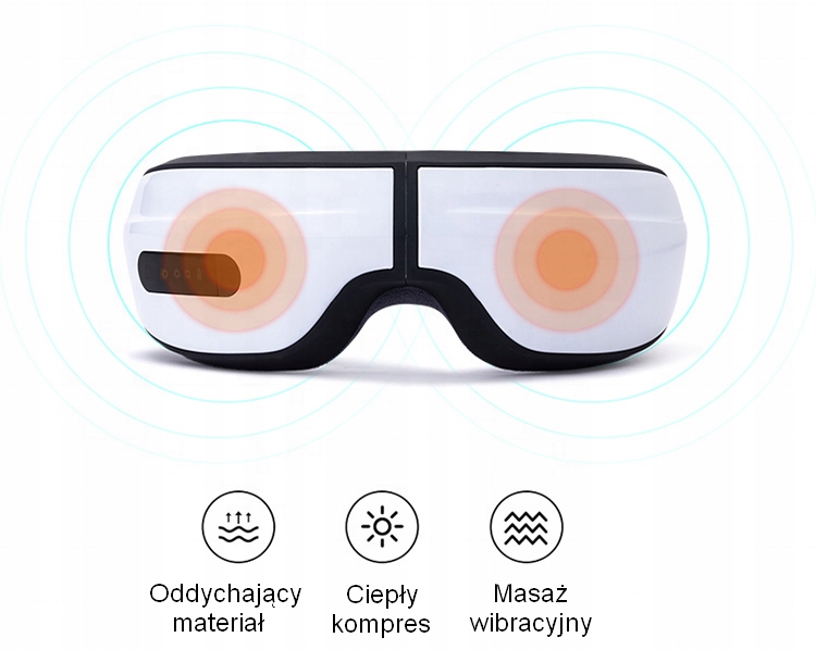 

Masażer Do Oczu,okolic Oczu Okulary Masujące