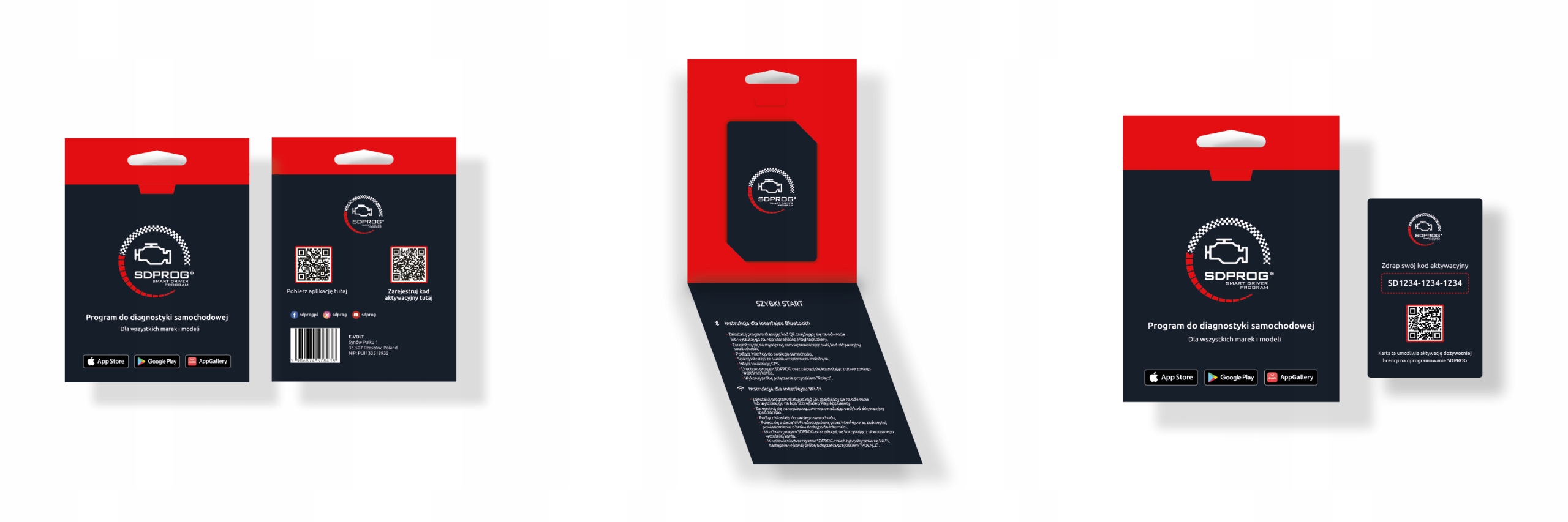 Program Diagnostyczny SDPROG PL OBD2 Android iOS Windows Kod Aktywacyjny Kod producenta OBD2SDPROG