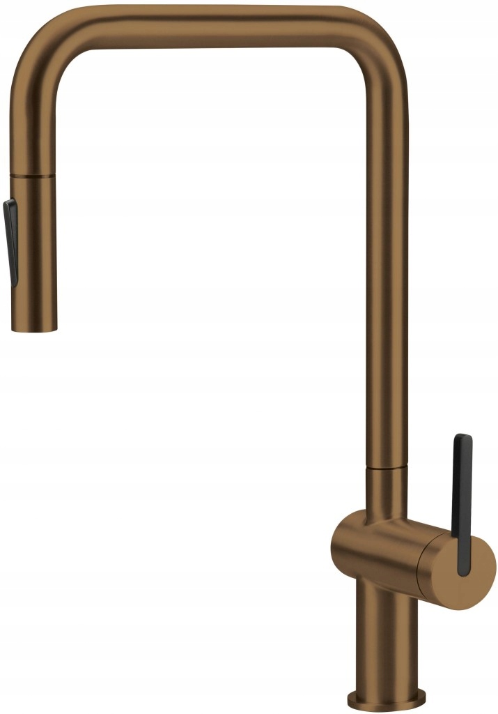 Kuchynská batéria Momi kartáčovaný bronz, s výsuvnou hubicou (BKM_C73N) /sm/