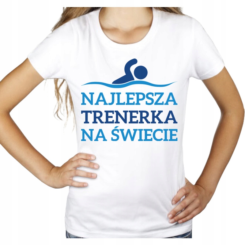 

Najlepsza Trenerka Świecie Pływanie Koszulka