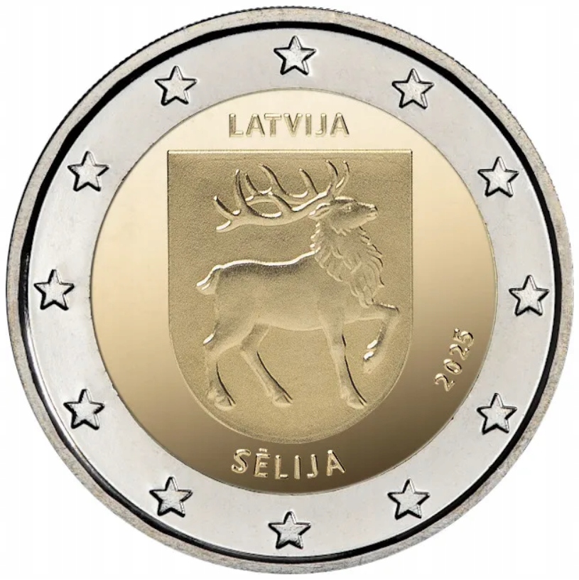 Łotwa 2 euro 2025 - Selija (Selonia)