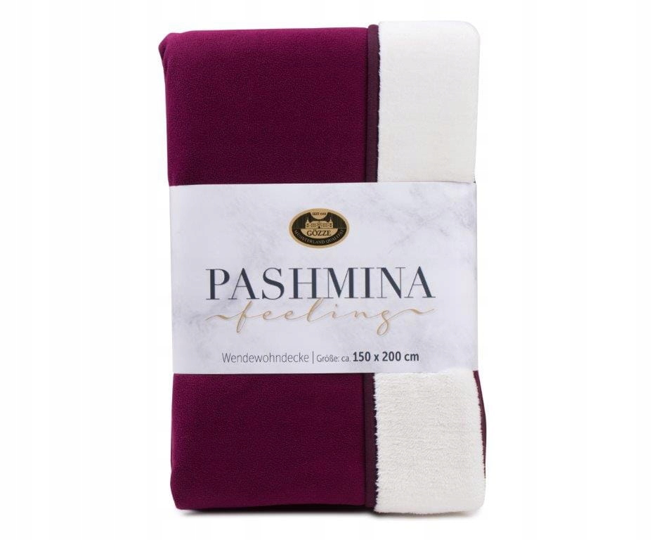 Deka Pashmina Feeling -uni-, 150 x 200, borůvková