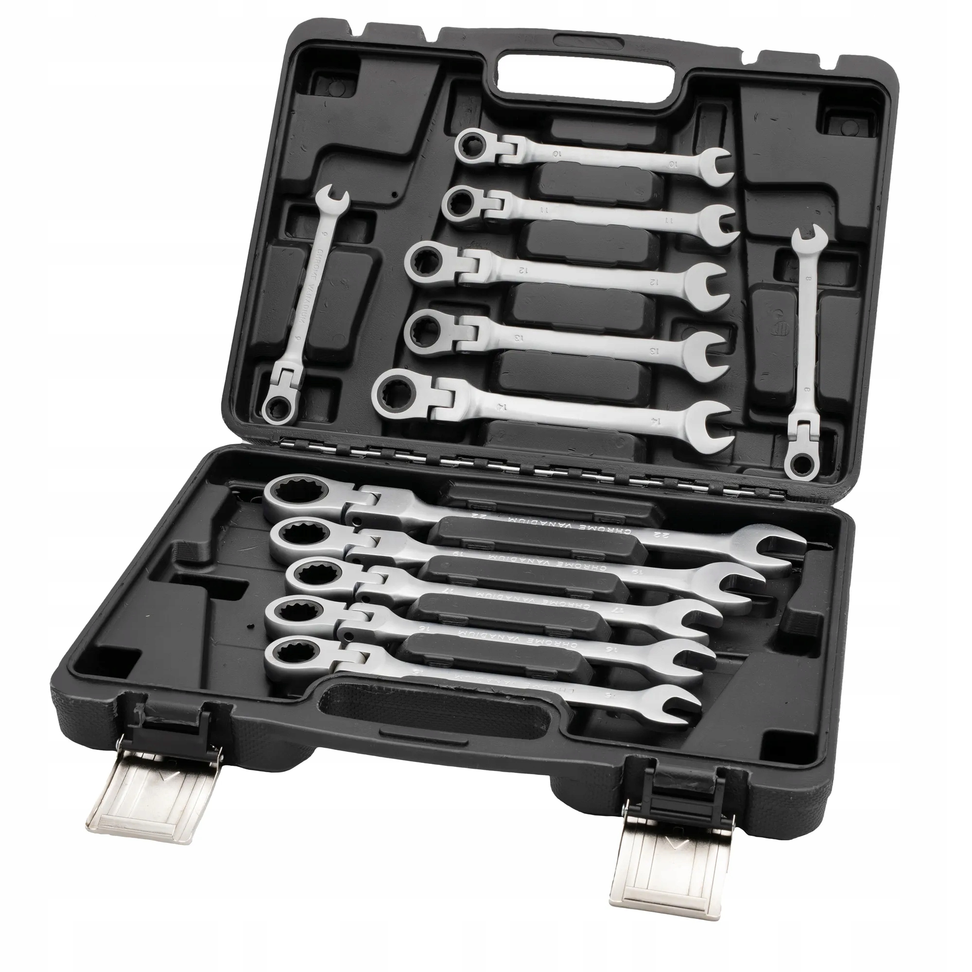 Sada Očkoplochých Kľúčov S Hrkálkou Ohnutá 12 Ks