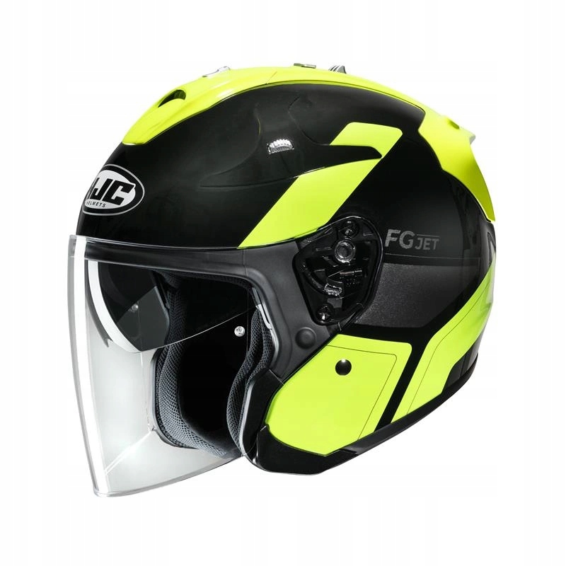Motocyklová prilba Hjc Fg-jet Epen Black/yellow čierna žltá fluo Darčeky
