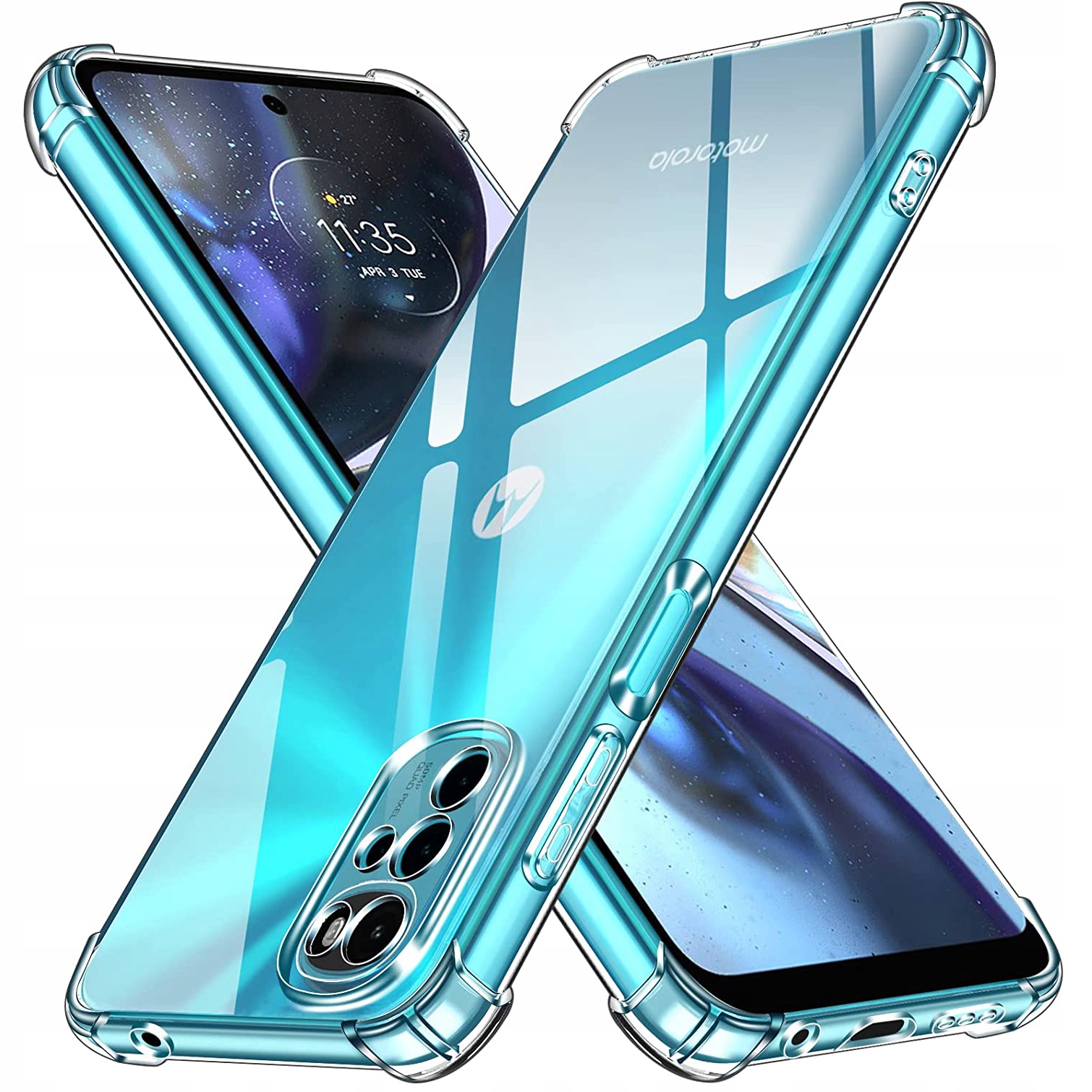 

Etui na Moto G22 Anti Shock Premium Case Szkło