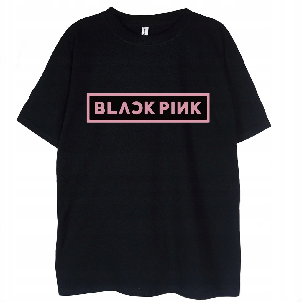 

T-shirt Blackpink k-pop czarna koszulka L