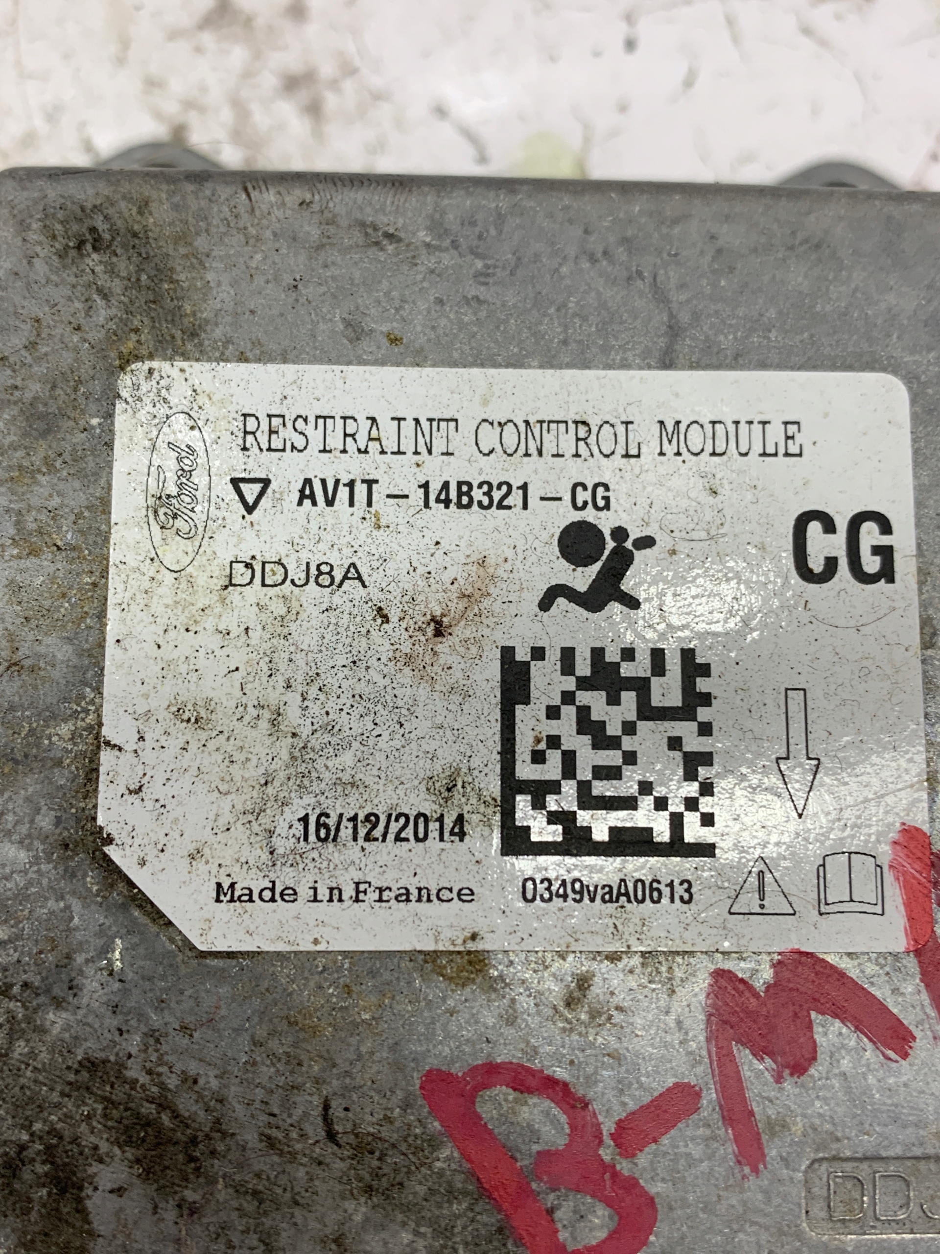 Centralina modulo airbag AV1T-14B321-CG FORD B-MAX (2012-2017)1.5 TDCI