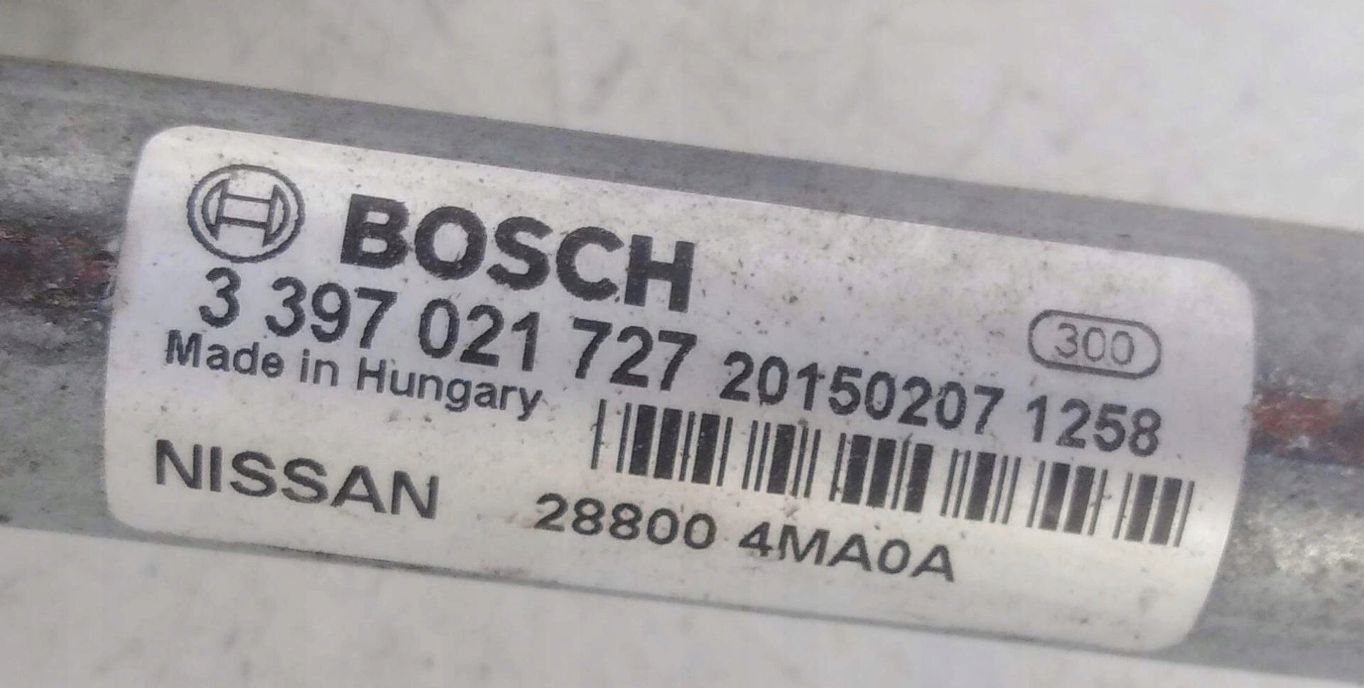 NISSAN PULSAR Gestänge Motor Wischer
