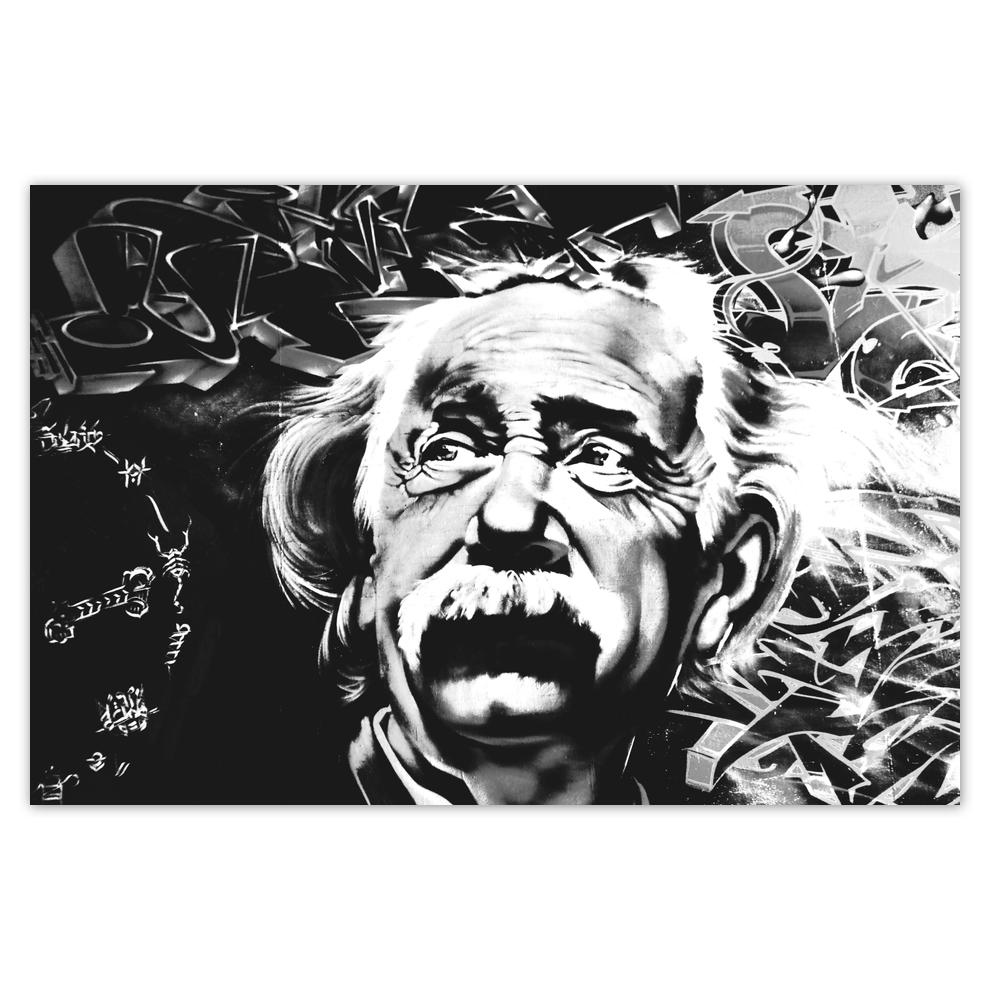 

Plakat 93x62 Albert Einstein Graffiti