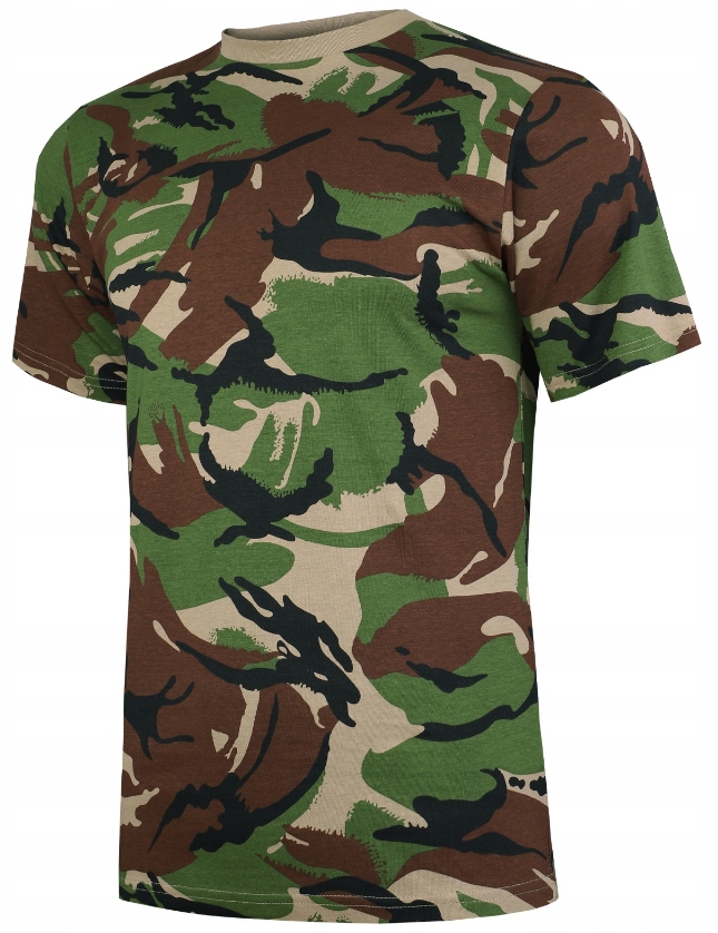 Koszulka Męska wojskowa Bawełniana moro T-shirt Mil-Tec Dpm Camo S