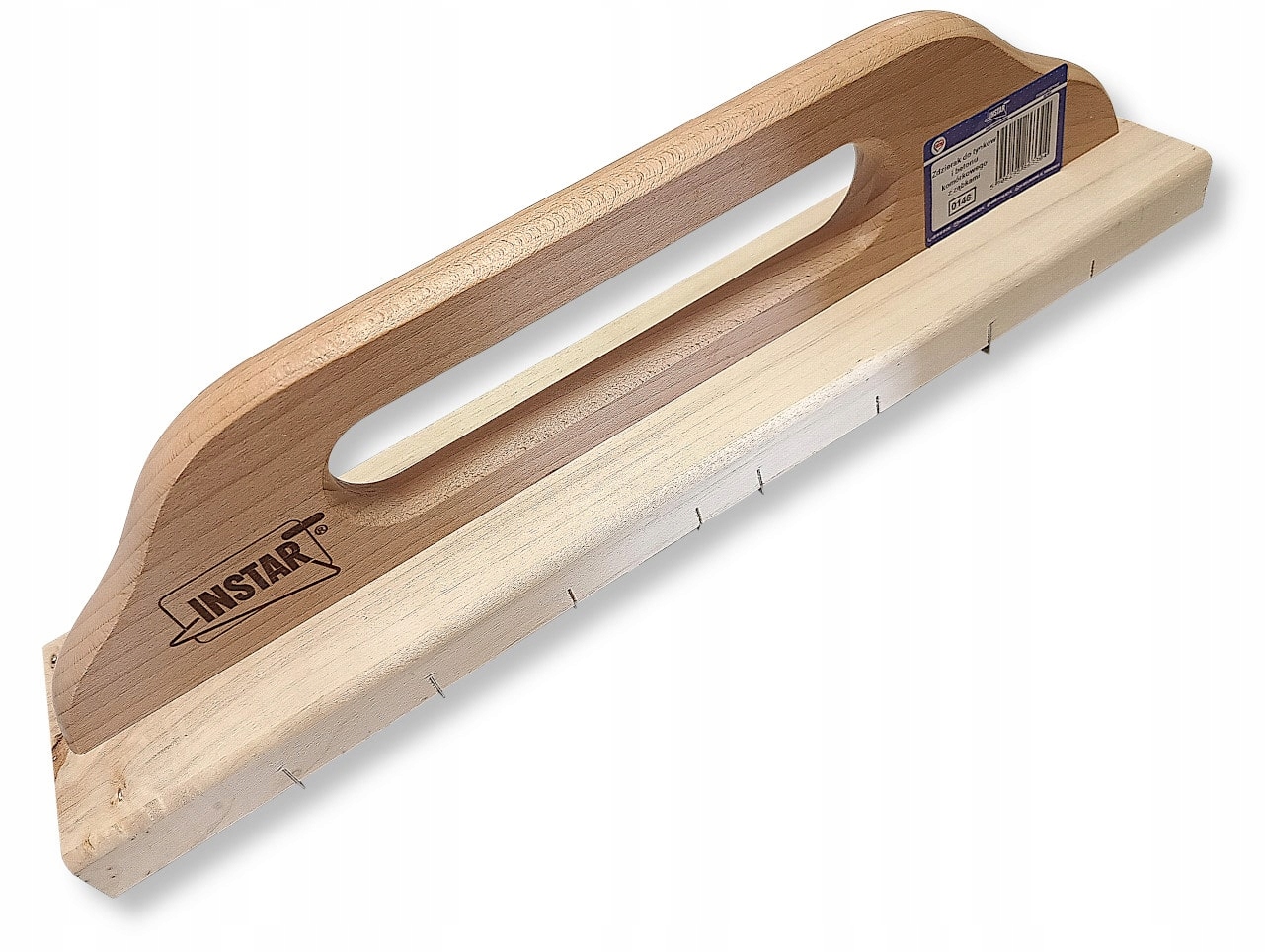 INSTAR - DREWNIANY ZDZIERAK DO TYNKÓW I BETONU KOMÓRKOWEGO 8 OSTRZY ZĄBKI Marka Instar