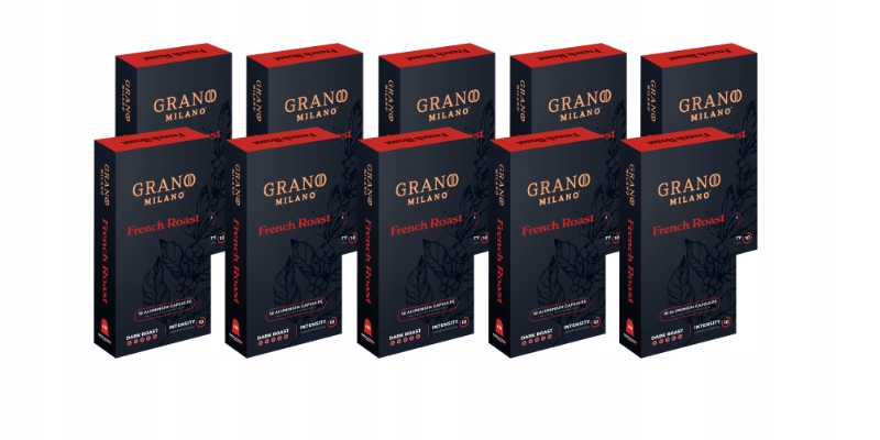 Levně Káva Nespresso kapsle Grano Milano French Roast 100 ks
