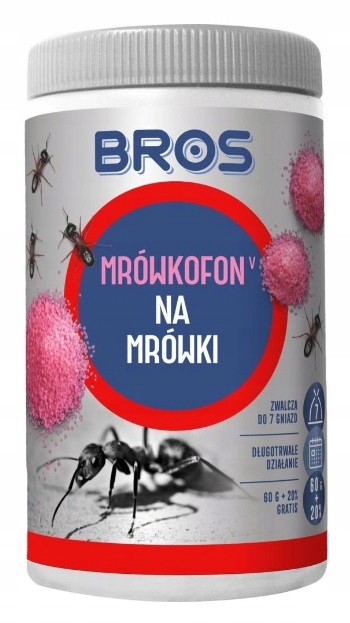 

Bros Mrówkofon granulat na Mrówki 60g 20%