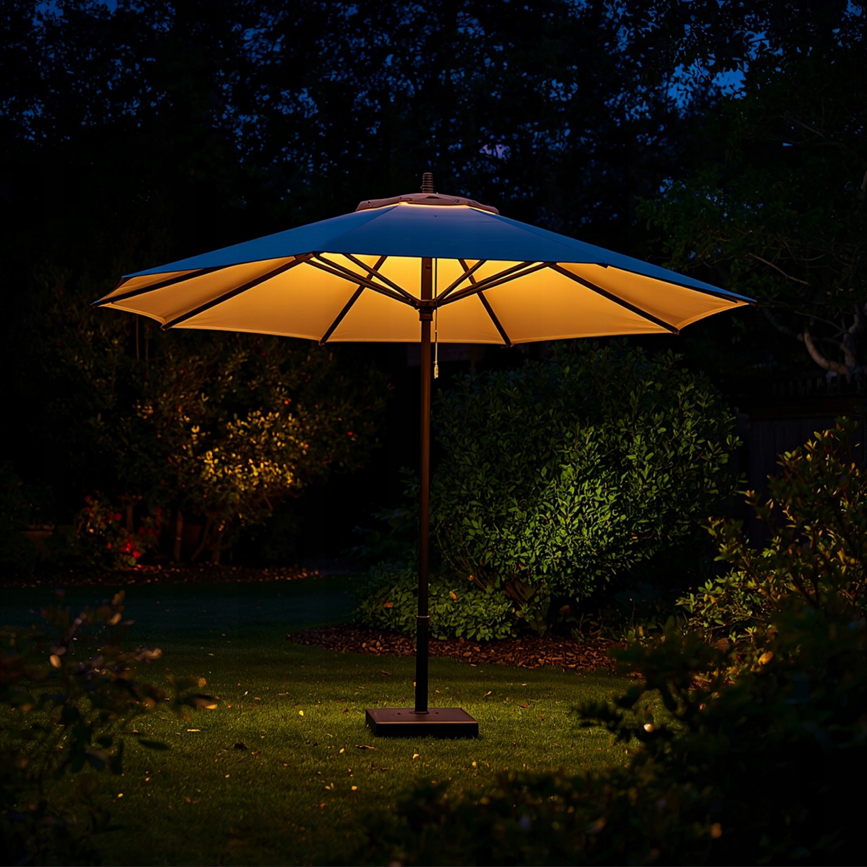 Led osvětlení pro slunečníky a altány Bílé Neutrální 6 kusů 50 cm