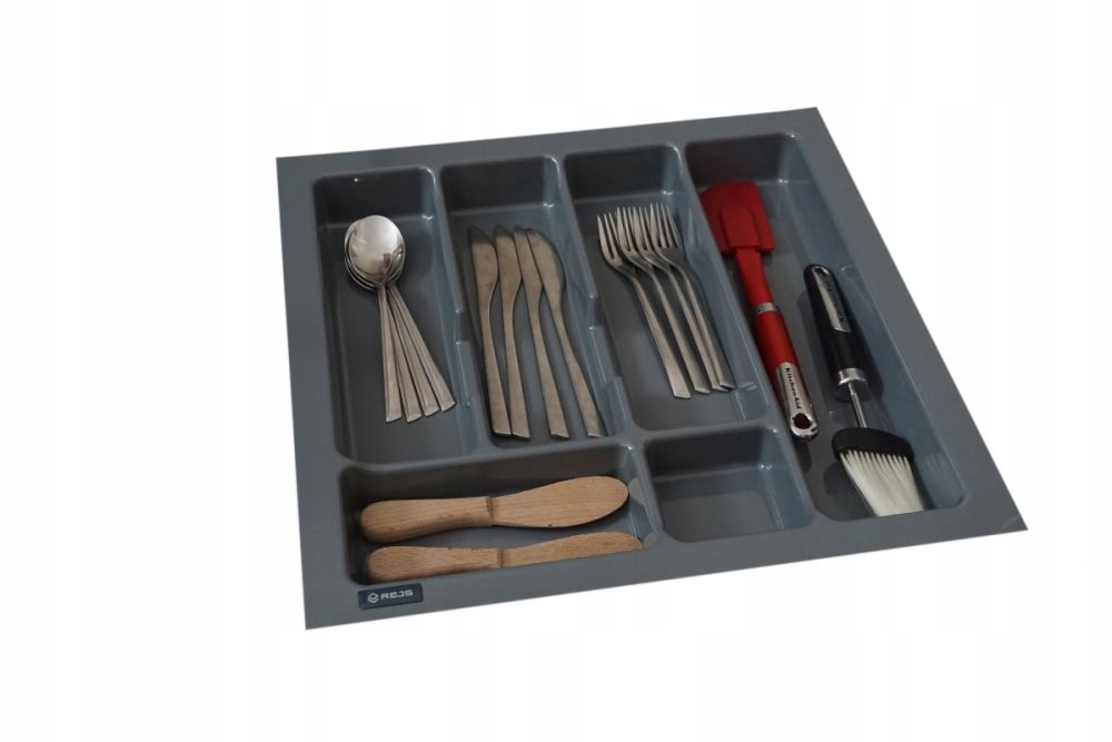 

Wkład organizer na sztućce szary do szuflady 50cm
