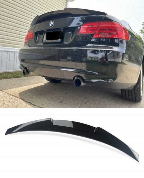 Spoiler Zadní Klapky Zavazadlového Prostoru Pro Bmw E92 Spoiler M4 Vzhled Černý Lesk