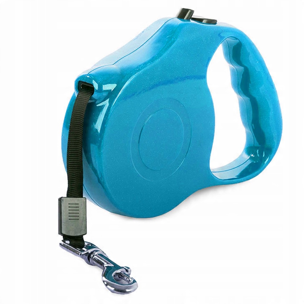 

Smycz Dla Psa Automatyczna Blokada Taśma 5m 15kg