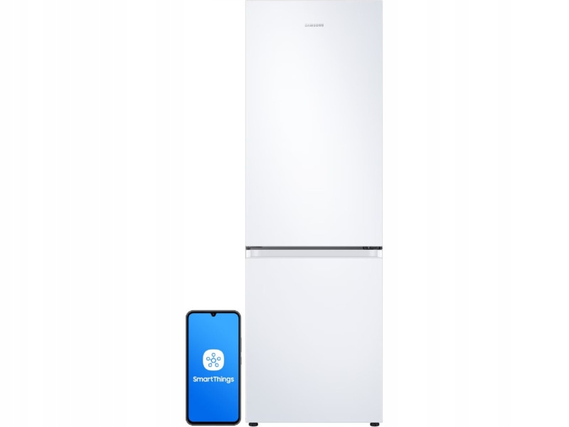 Lodówka Samsung Bespoke Ai RB34C603CWW Ef No Frost 185.3cm Biała