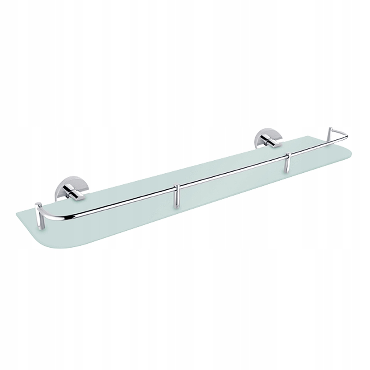 Nimco Unix polica do kúpeľne sklenená mat, ohrádka, 60 cm Un 13091AX-60-26