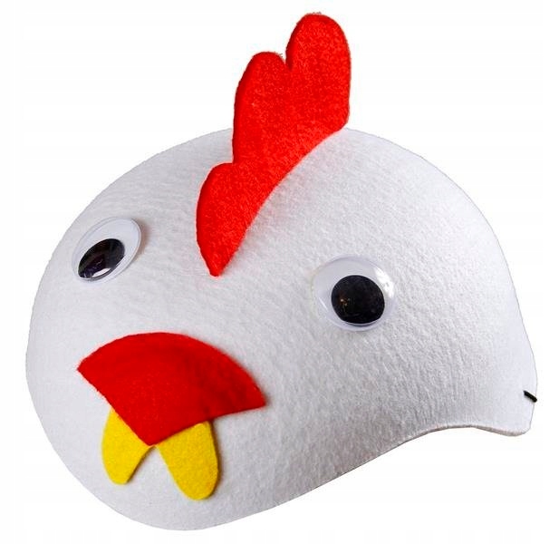 CZAPKA FILCOWA KURKA KURKI KURCZAK Z FILCU
