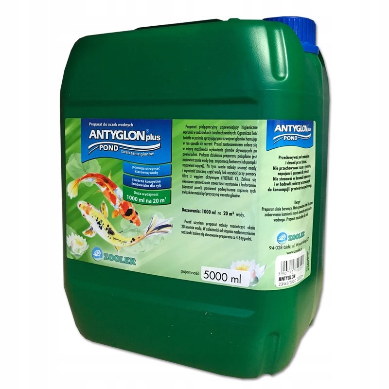 Zoolek Antyglon Pond 5000ml Preparat na glony