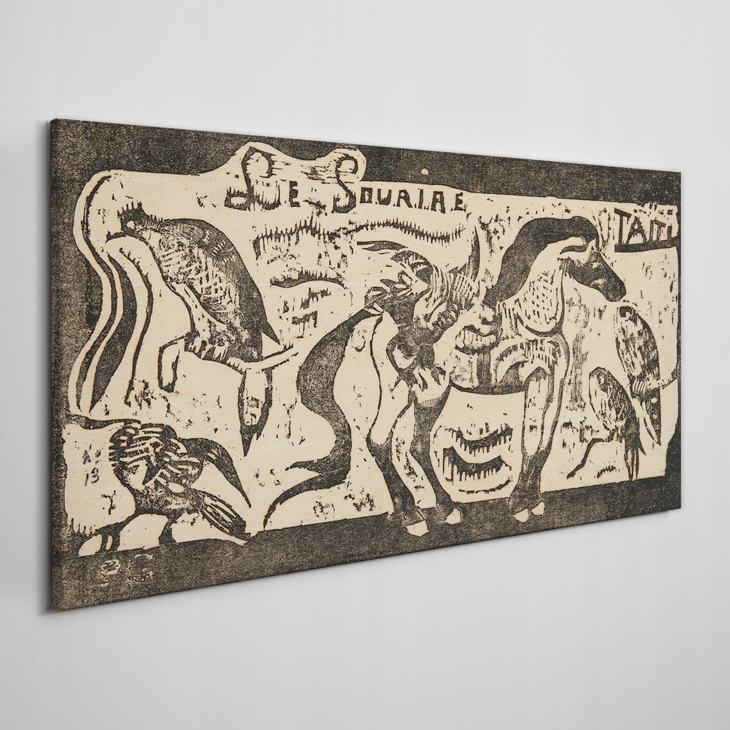 

Obraz na ramie płótno Le sourire Gauguin 140x70 cm