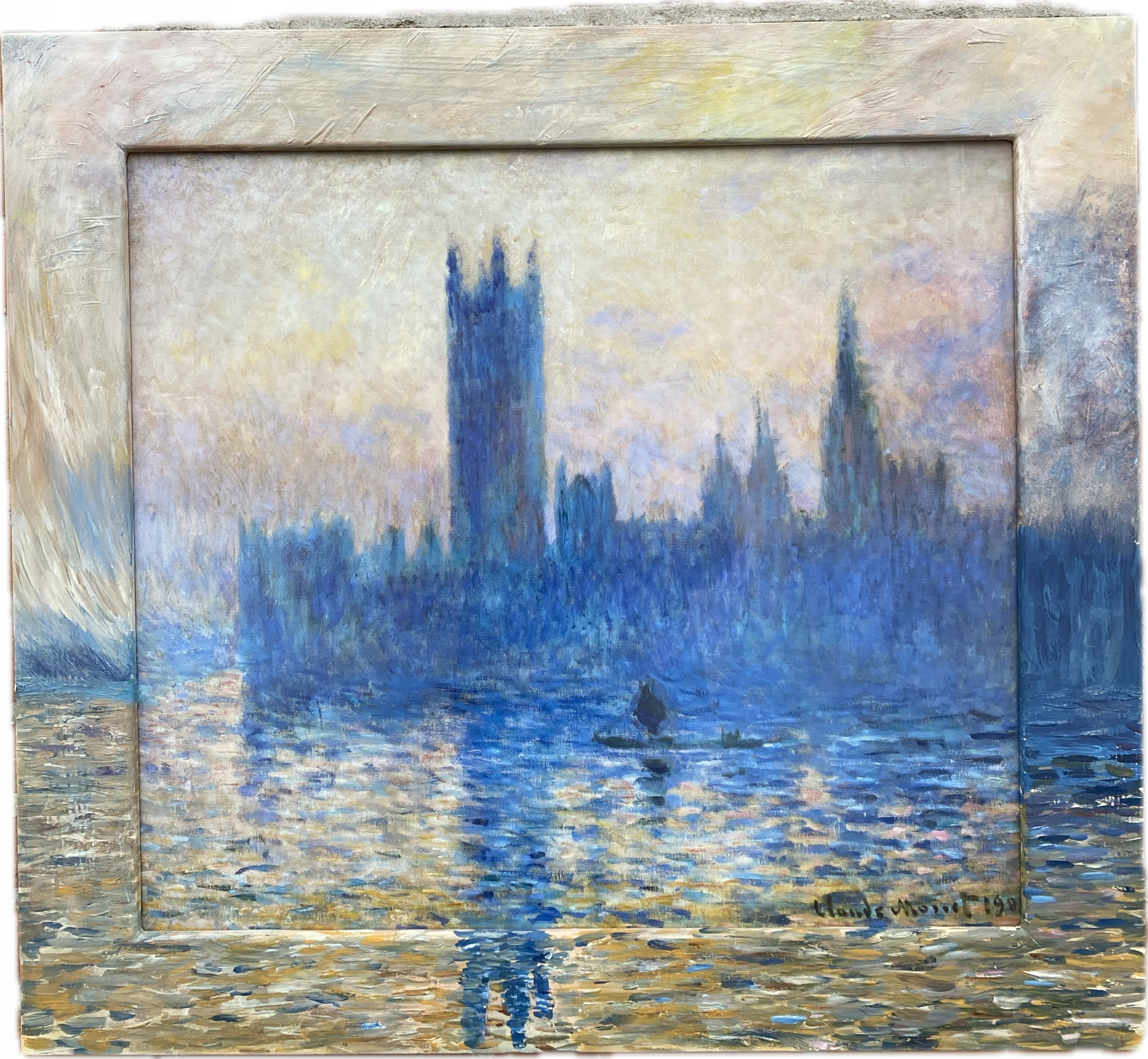 kompozycja Claude Monet Budynek Parlamentu Londyn Reprodukcja plus Rama