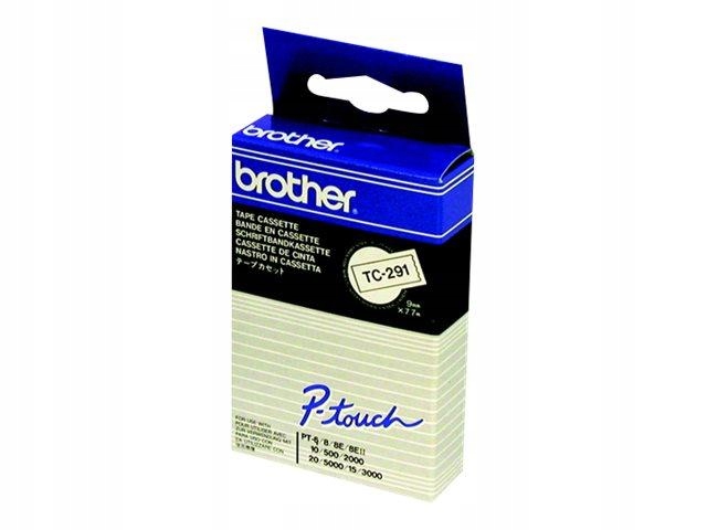 Brother TZES651 Taśma Brother 24mm Black On Yellow Adhesive Tape