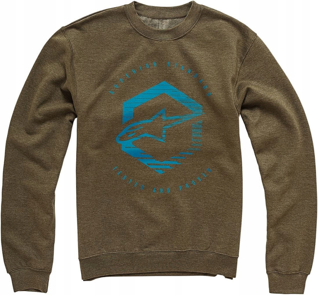 Alpinestars mikina Vigil crew Fleece Military green L