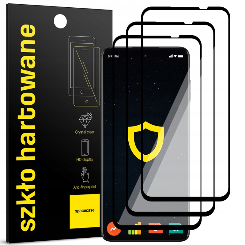 

3X Szkło Hartowane Szybka Spacecase Do Moto G73 5G