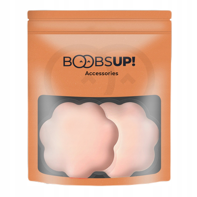 NALEPKI NAKŁADKI NASUTNIKI SILIKONOWE 2 SZT BIUST Marka BoobsUp
