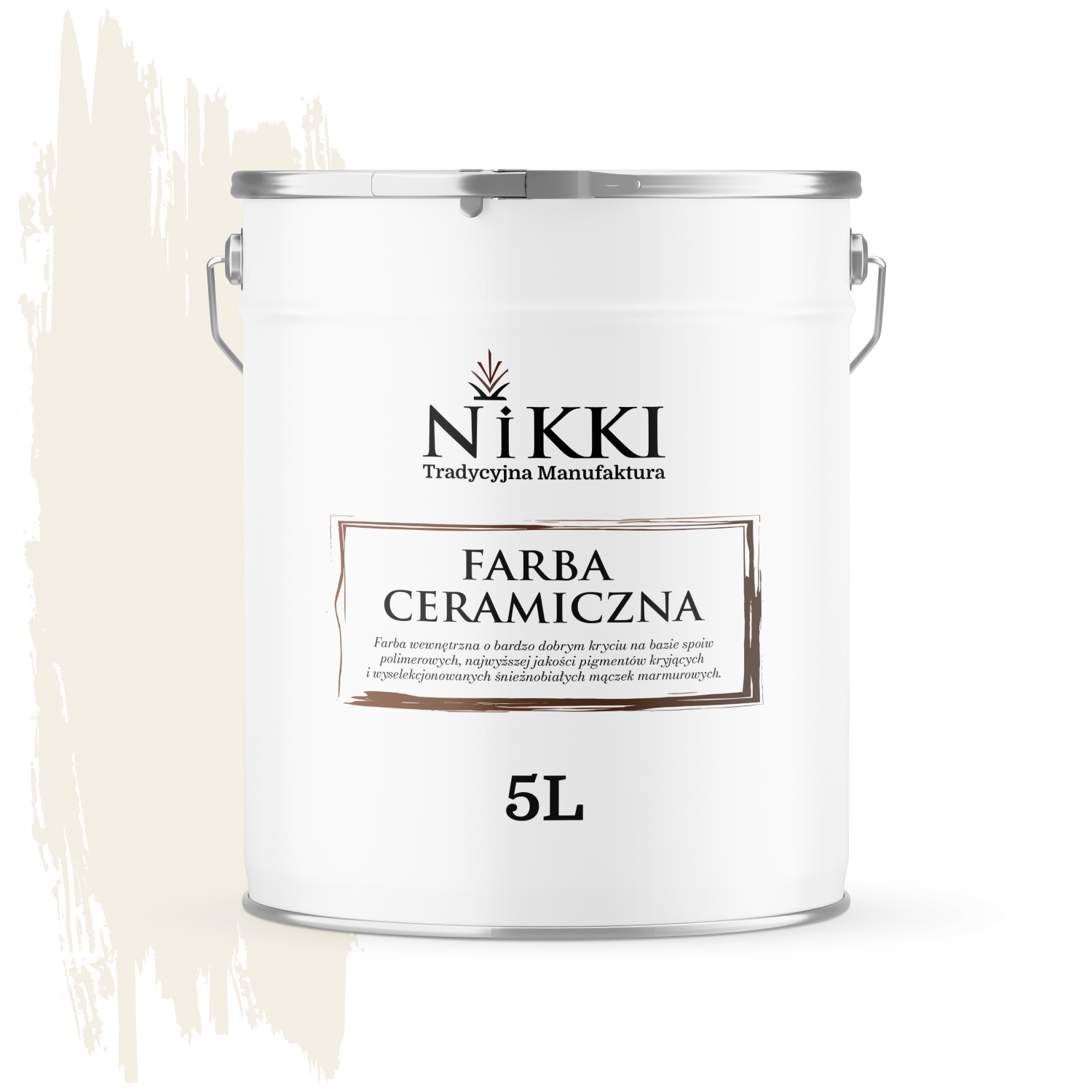 Keramická Farba Na Steny Biela Zlomená Do Béžovej H3884 Hlboká Matná 5L