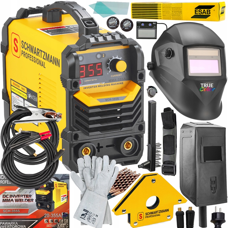 ИНВЕРТОРНЫЙ СВАРОЧНЫЙ АППАРАТ 355A TIG + КОМПЛЕКТ