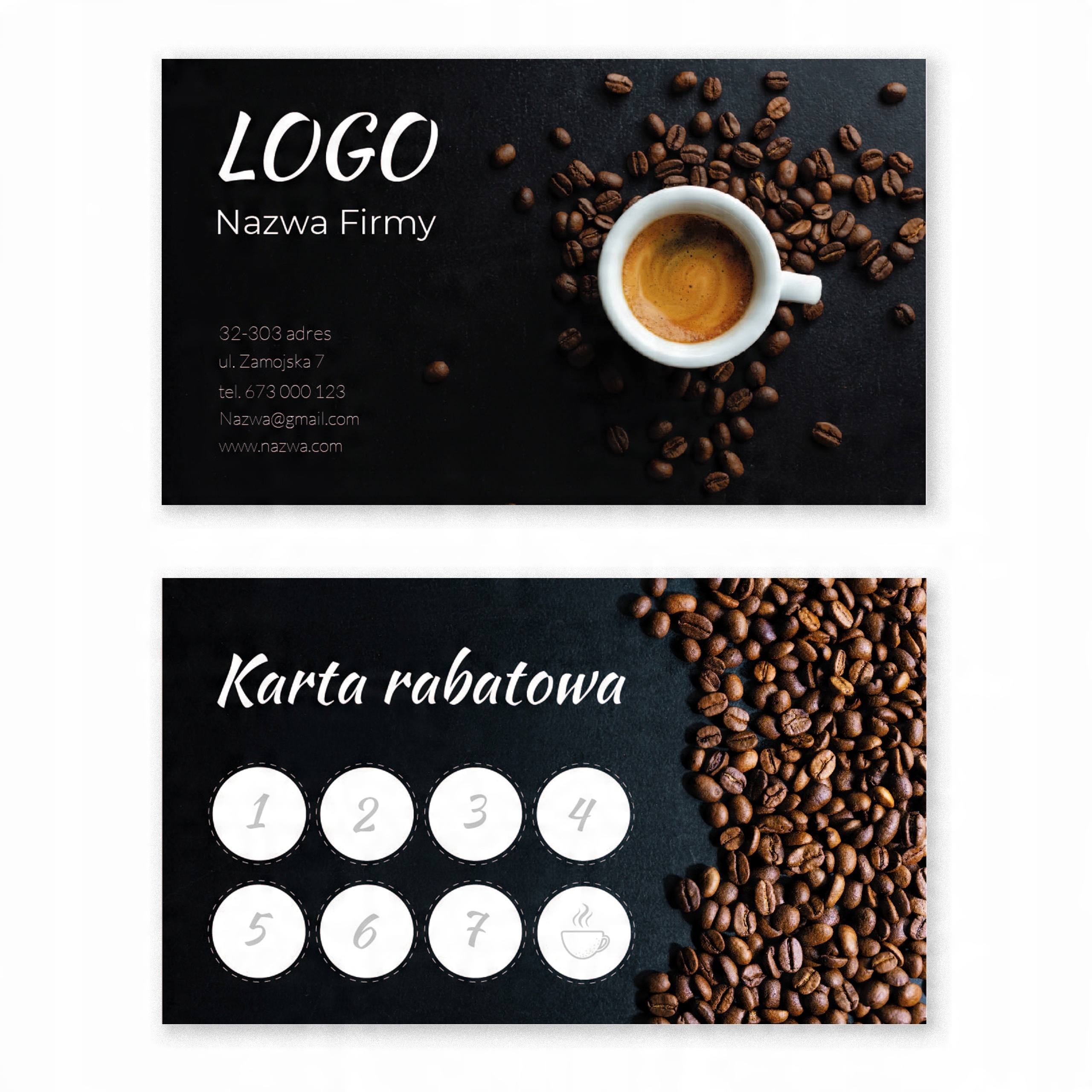 

Karty rabatowe karty stałego klienta 500 szt