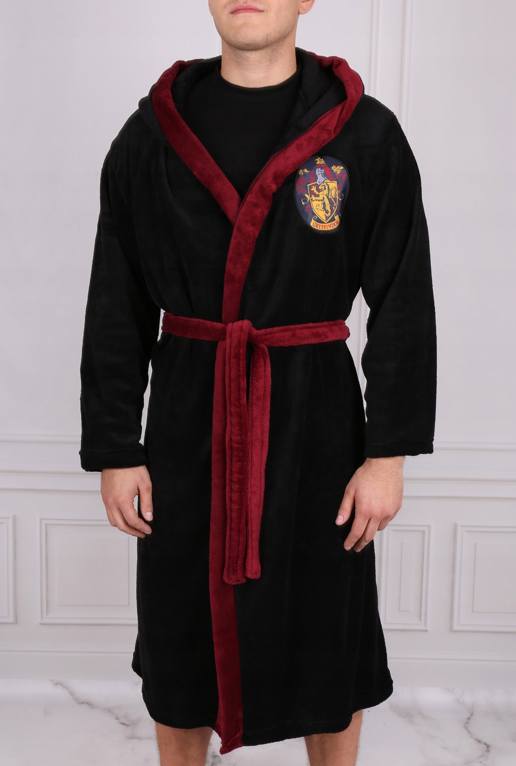 Czarny, męski szlafrok z kapturem Harry Potter L Marka inna