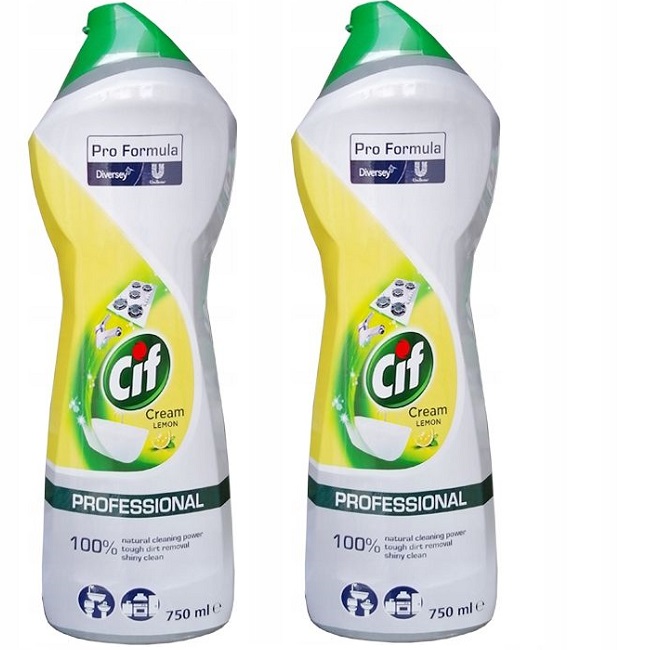 

Mleczko Cif Cream Lemon 2X780G Mikrokryształki