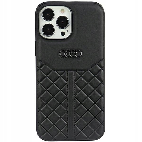 Pouzdro Audi Genuine Leather pro iPhone 13 Pro Max 6.7"