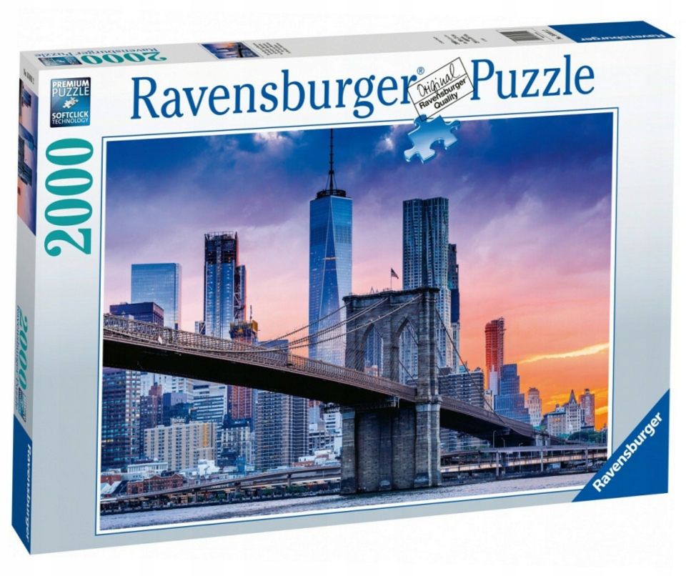 Puzzle 2000 Widok na Manhattan Ravensburger
