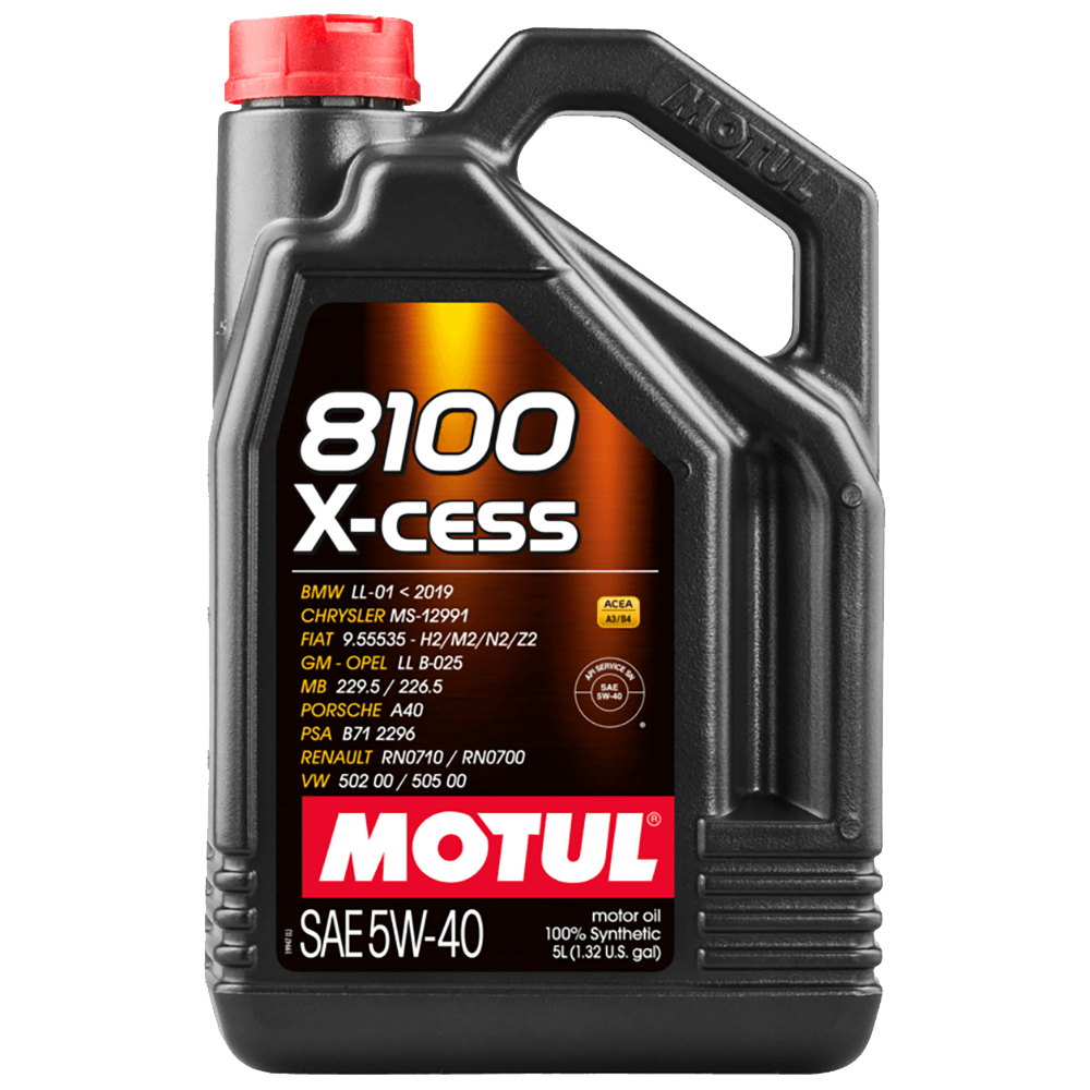 Motul 8100 X-Cess A3/B4 5w40 5L syntetyczny olej silnikowy