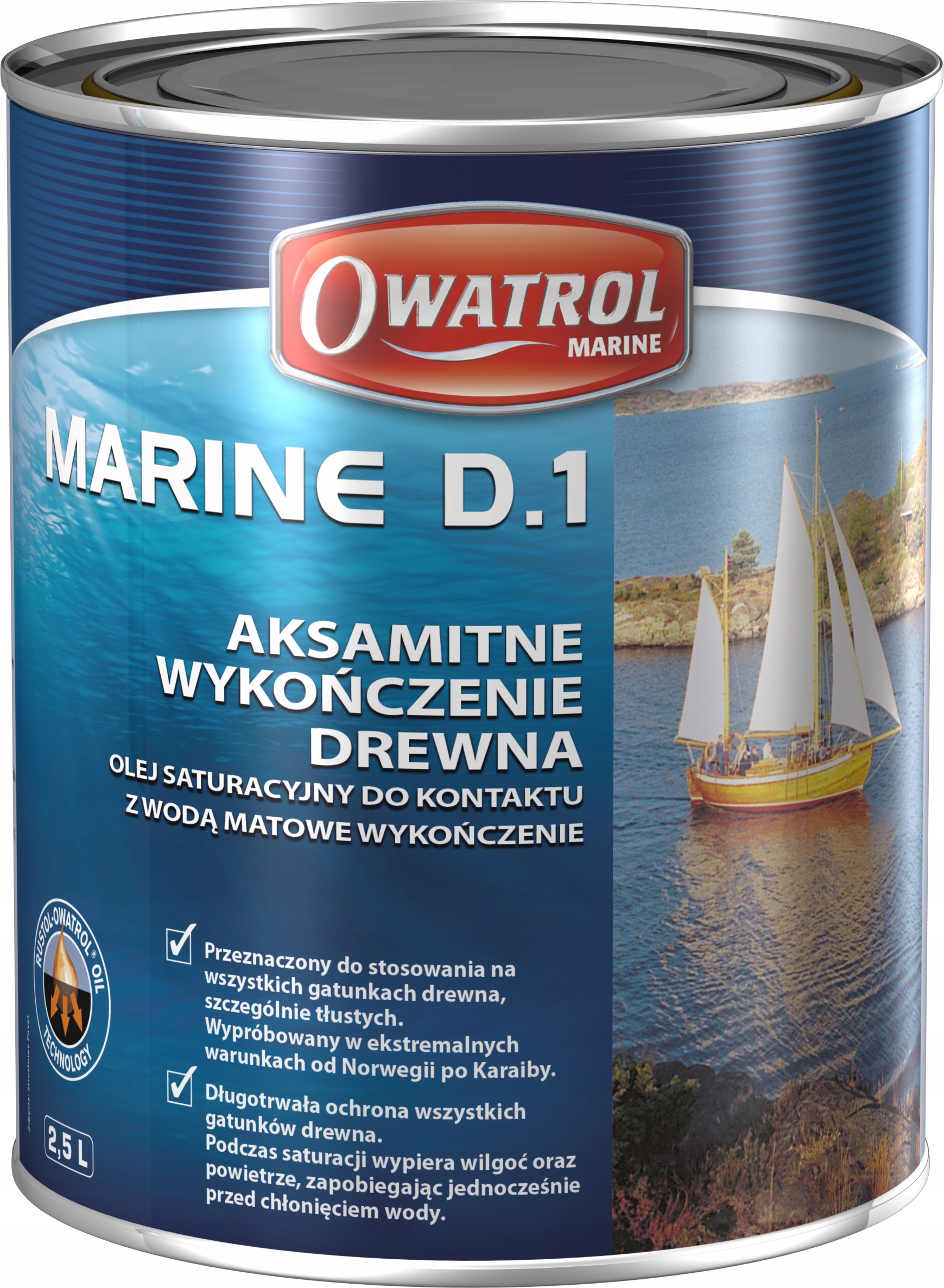 SZ-8656 - Масло для пропитки древесины OWATROL D1 2,5 л